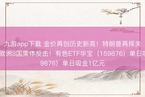 九游app下载 金价再创历史新高！特朗普再挥关税大棒，欧洲8国集体反击！有色ETF华宝（159876）单日吸金1亿元